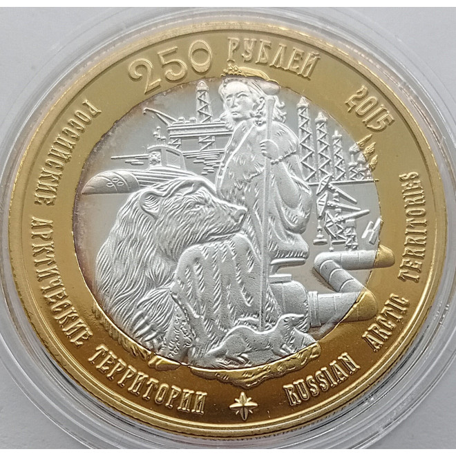 Moneta 10 Rubli 2024 Obszar Autonomiczny Chanty-Mansi — Jugra