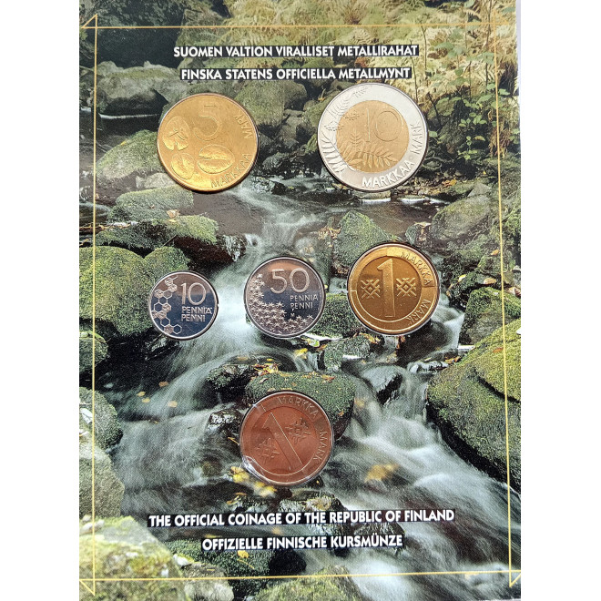Moneta Finlandia 10 Marek 1993