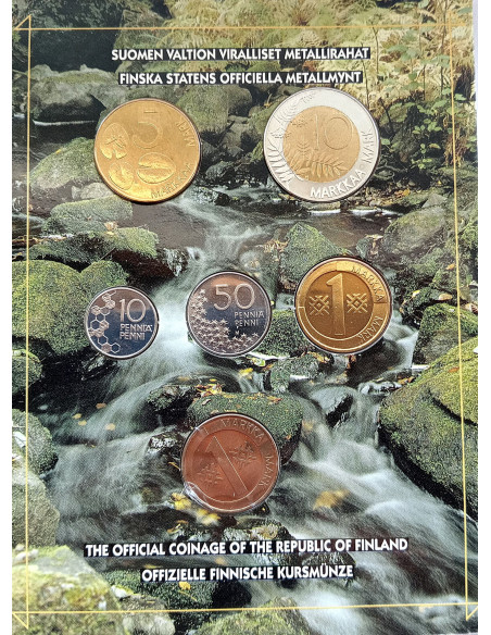 Moneta Finlandia 10 Marek 1993