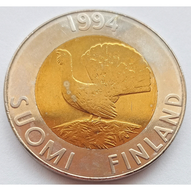 Moneta Finlandia 10 Marek 1993