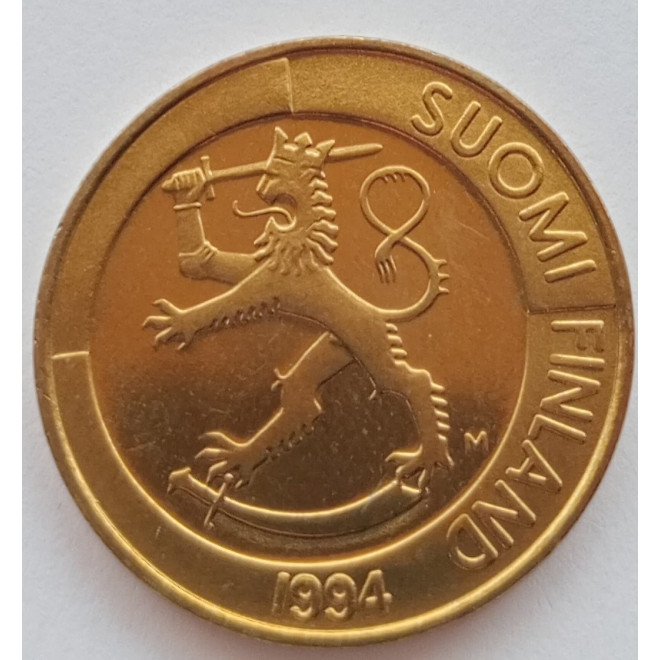 Moneta Finlandia 1 Marka 1993