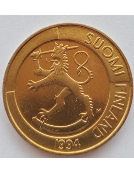 Moneta Finlandia 1 Marka 1993