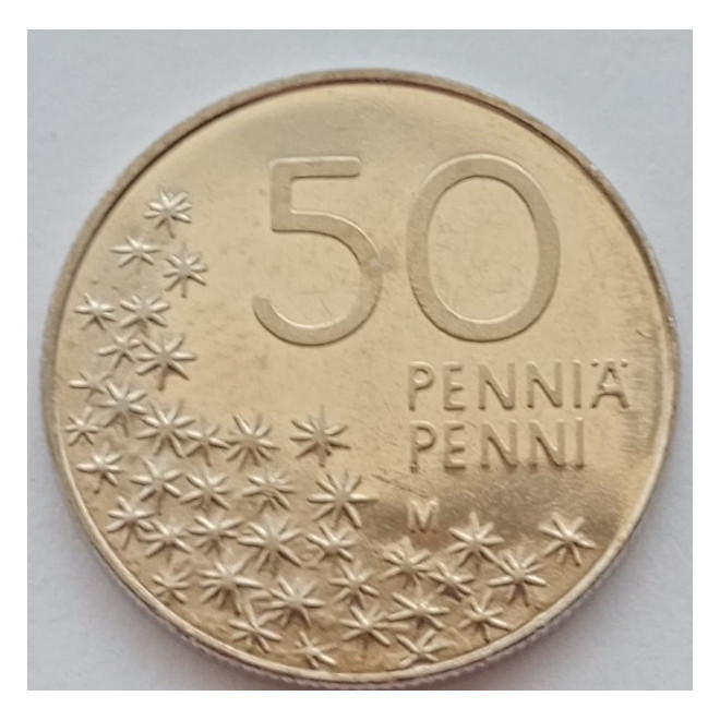 Moneta Finlandia 50 Penni 1993