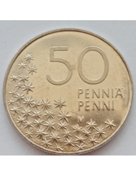 Moneta Finlandia 50 Penni 1993