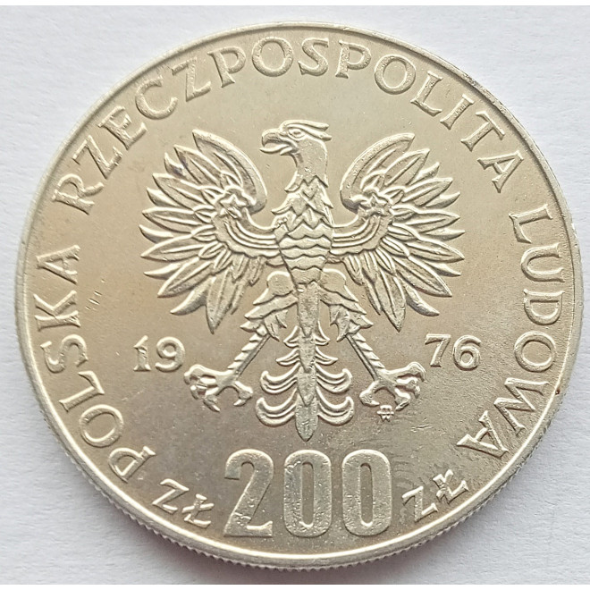 Moneta 200 Złotych 1976 XXI Letnie Igrzyska Olimpijskie