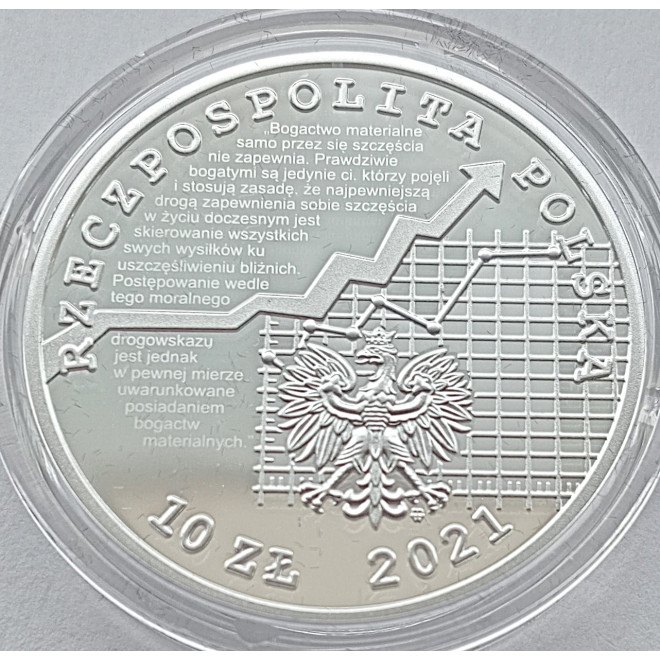 Moneta 10 Złotych 1997 Edmund Strzelecki