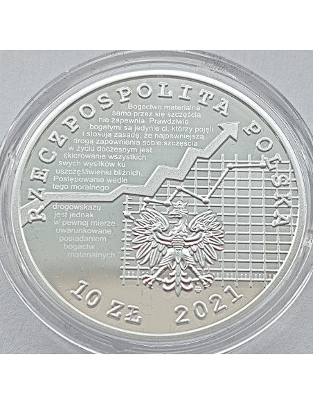 Moneta 10 Złotych 1997 Edmund Strzelecki