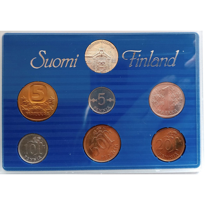 Moneta Finlandia 10 Marek 1993
