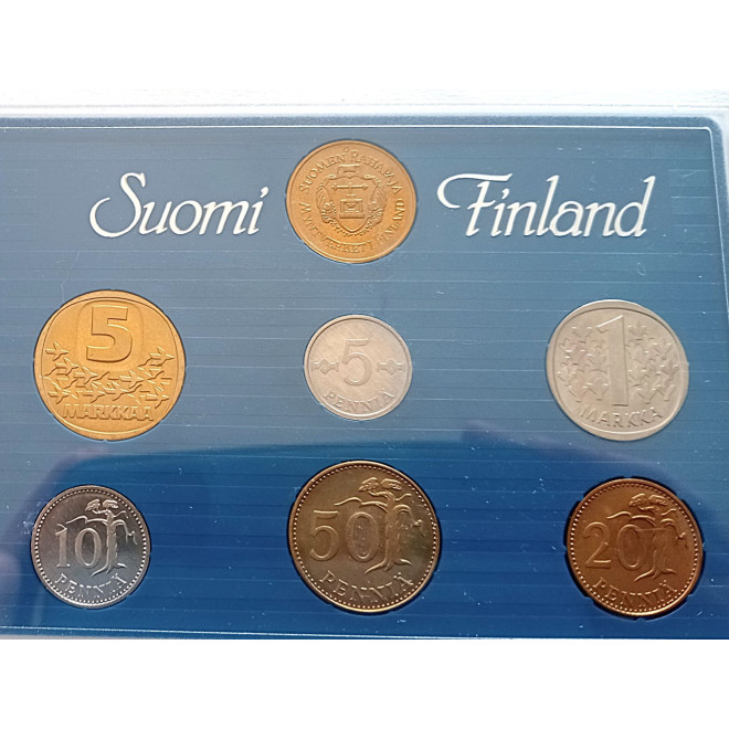 Moneta Finlandia 10 Marek 1993