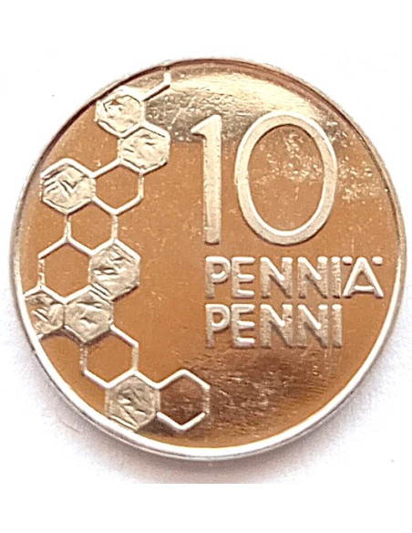 Moneta Finlandia 10 Penni 1993