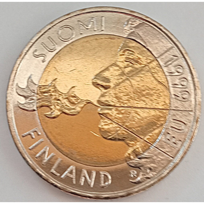 Moneta Finlandia 10 Marek 1993