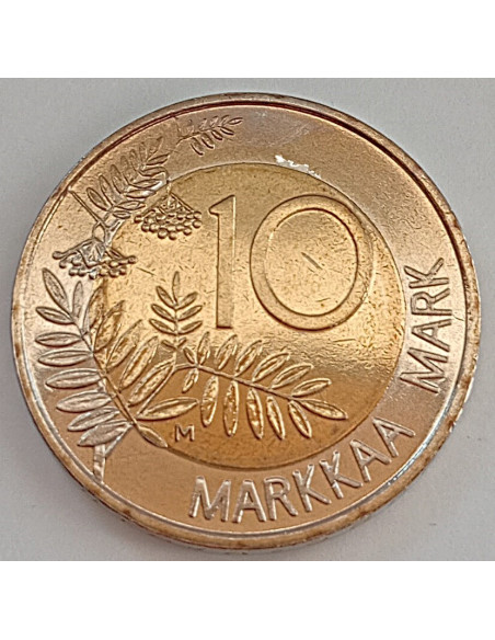Moneta Finlandia 10 Marek 1993