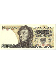 Banknot 500 Złotych 1982 - UNC