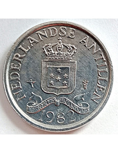 Moneta Antyle Holenderskie 1 Centów 1983 2