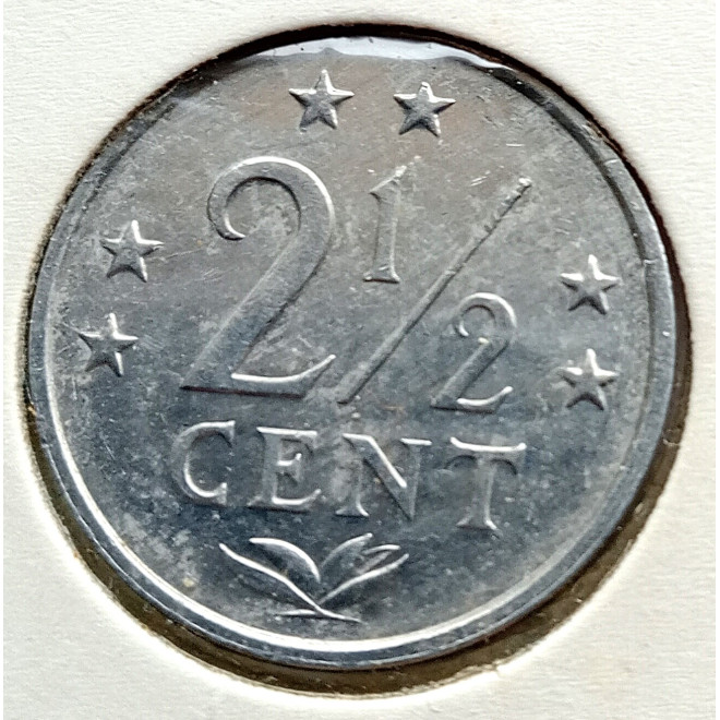 Moneta Antyle Holenderskie 2,5 Cent 1983