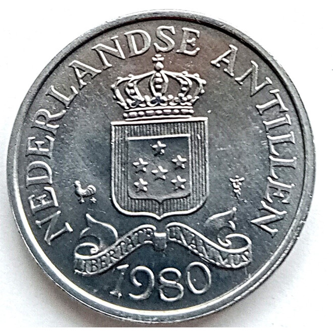 Moneta Antyle Holenderskie 2,5 Cent 1983