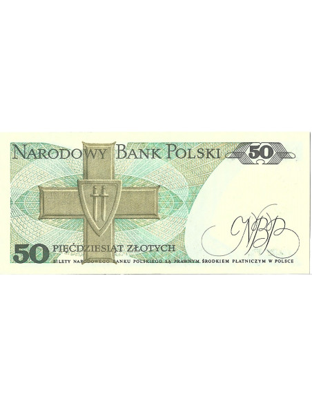 Banknot 50 Złotych 1988 - UNC