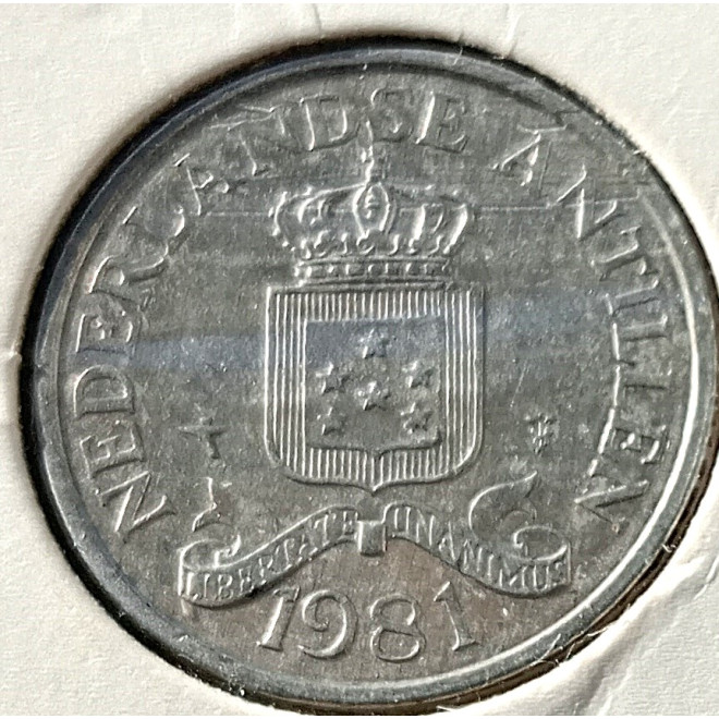Moneta Antyle Holenderskie 2,5 Cent 1983