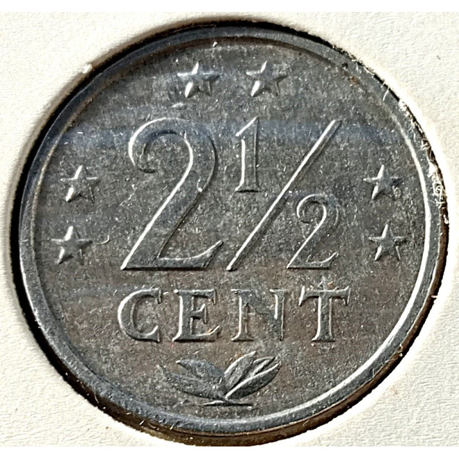 Moneta Antyle Holenderskie 2,5 Cent 1983