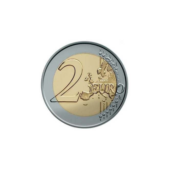 Rewers monety Portugalia 2 euro 2008 60lecie powstania Powszechnej Deklaracji Praw Człowieka Portugalia