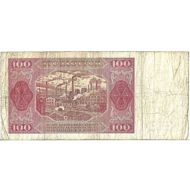 Banknot 100 Złotych 1948 - G