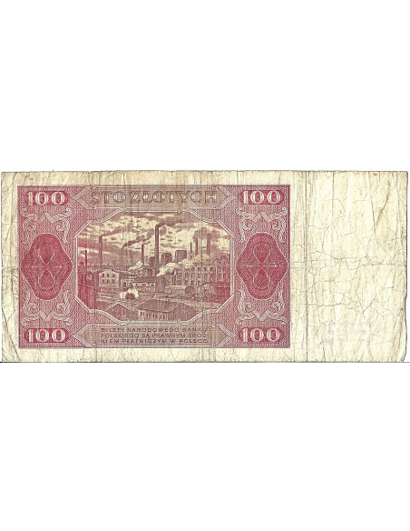 Banknot 100 Złotych 1948 - G