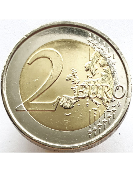 Rewers monety Portugalia 2 euro 2007 Rok prezydencji Portugalii w Unii Europejskiej
