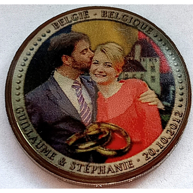 Moneta Monako 2 euro 2012 500 rocznica ustanowienia Monako suwerennym państwem