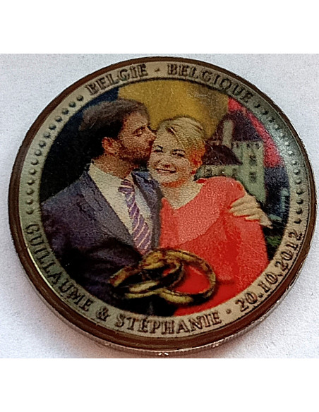 Moneta Monako 2 euro 2012 500 rocznica ustanowienia Monako suwerennym państwem