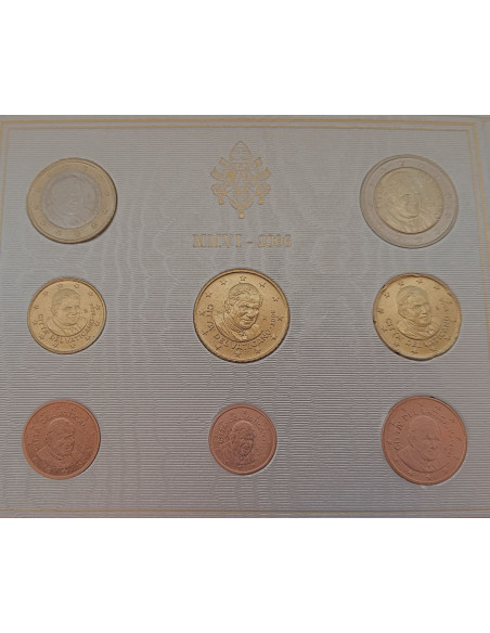 Moneta Watykan Różne euro zestaw menniczy 2011