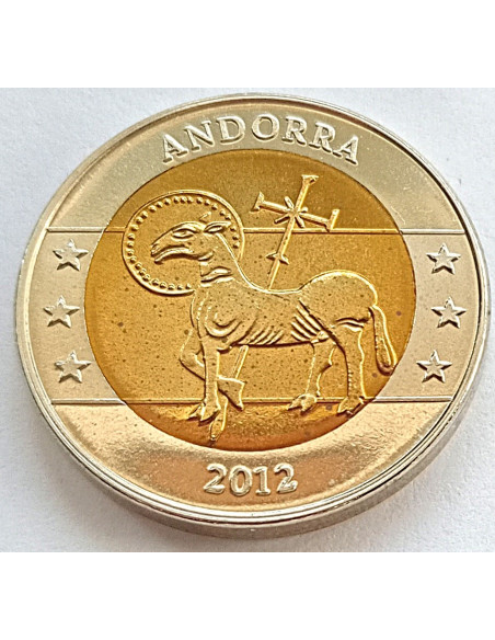 Moneta Monako 2 euro 2012 500 rocznica ustanowienia Monako suwerennym państwem