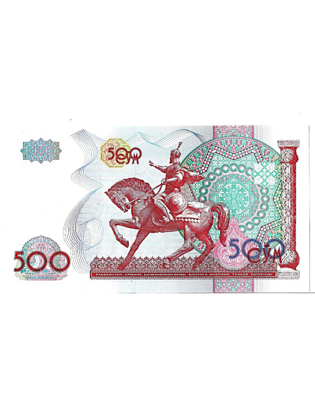 Banknot Uzbekistan 500 Som 1999 - UNC