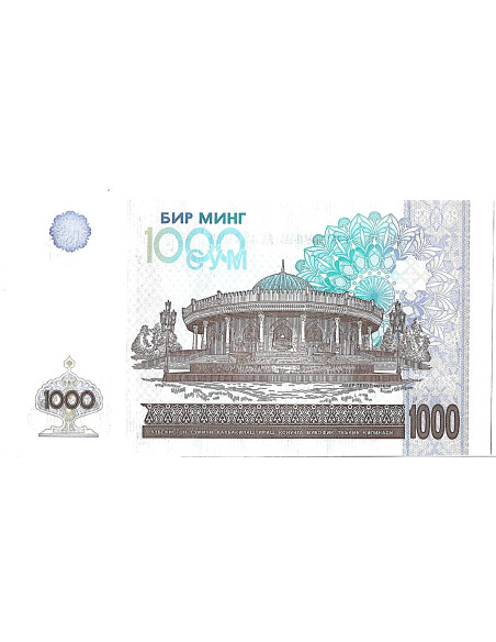 Banknot Uzbekistan 1000 Som 2001 - UNC