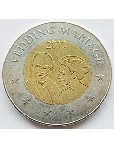 Moneta Monako 2 euro 2012 500 rocznica ustanowienia Monako suwerennym państwem