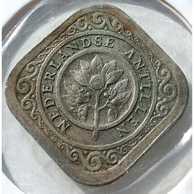 Moneta Antyle Holenderskie 5 Cent 1983