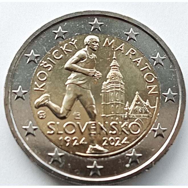 Moneta Słowacja 2 euro 2023 100. rocznica - Pierwsza transfuzja krwi na Słowacji