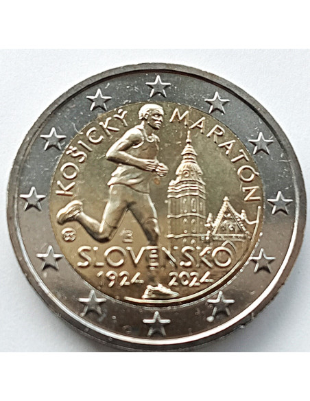Moneta Słowacja 2 euro 2023 100. rocznica - Pierwsza transfuzja krwi na Słowacji