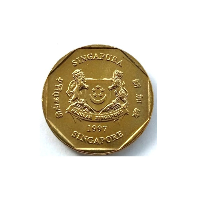 Moneta Singapur 1 Dolar 1995
