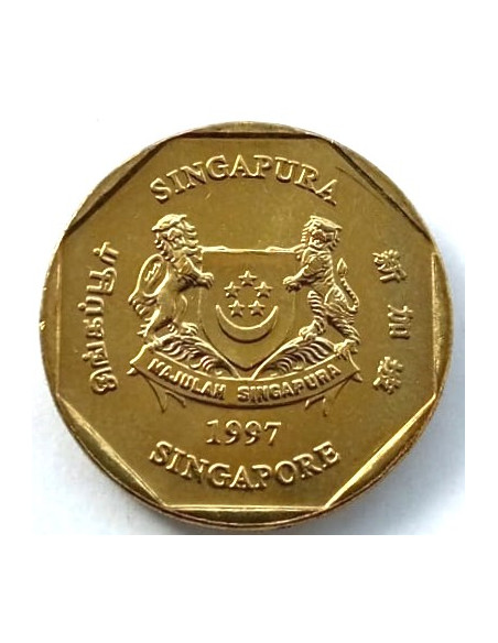 Moneta Singapur 1 Dolar 1995