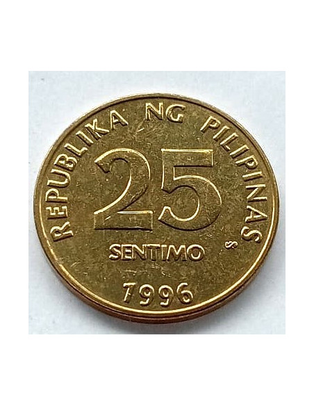 Moneta Filipiny 25 Sentimos 1996