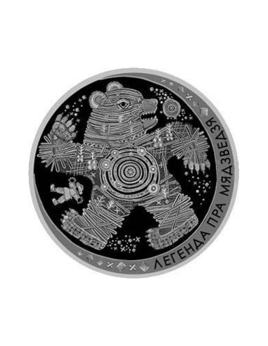 Awers monety 1 Rubel 2012 Legenda Niedźwiedzia