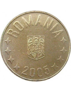 Awers monety Rumunia 50 Bani 2005