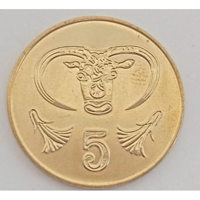 Moneta Cypr 10 Centów 2004
