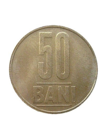 Rewers monety Rumunia 50 Bani 2005