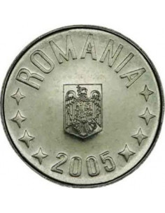 Awers monety Rumunia 10 Bani 2005