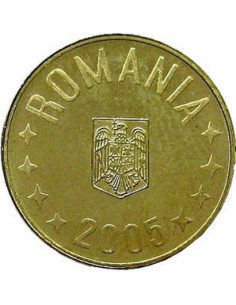 Awers monety Rumunia 1 Ban 2005