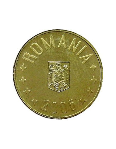 Awers monety Rumunia 1 Ban 2005