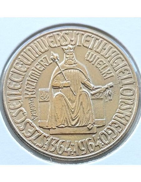 Moneta 10 Złotych 1964 600-lecie Uniwersytetu Jagiellońskiego