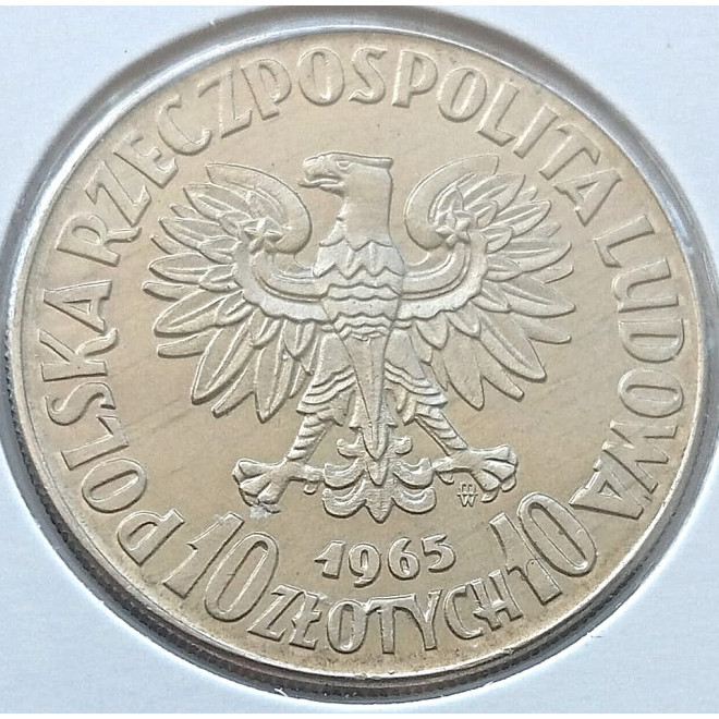 Moneta 10 Złotych 1965 700-lecie Warszawy