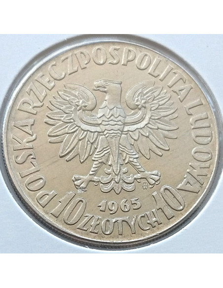 Moneta 10 Złotych 1965 700-lecie Warszawy
